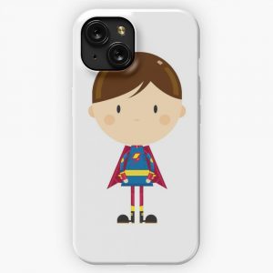 Cartoon Heroic Comic Book Superhero Character iPhone 15 Slim Phone Case Cover