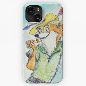 Cartoon Robin Hood iPhone 15 Slim Phone Case Cover