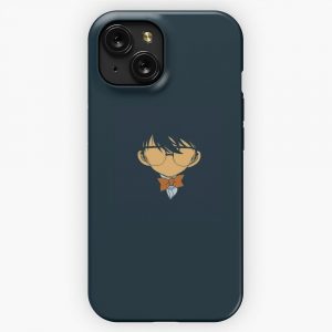 Case Closed Detective Conan Minimalist iPhone 15 Slim Phone Case Cover