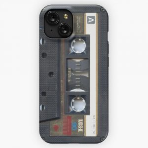 Cassette Gold iPhone 15 Slim Phone Case Cover