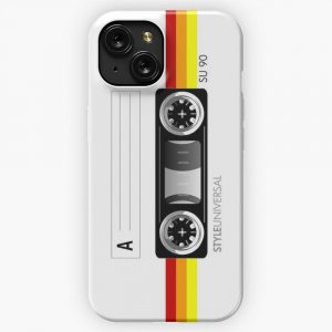 Cassette Tape Vector Design iPhone 15 Slim Phone Case Cover
