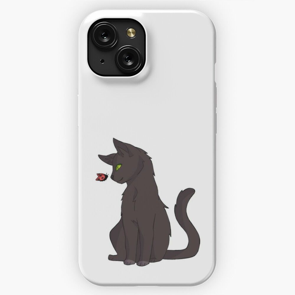 Cat And Ladybug Pattern iPhone 15 Slim Phone Case Cover
