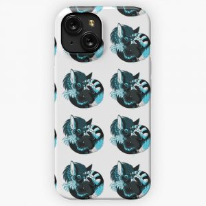 Cat Cyan Turquoise Sushi Cat Legendary Creature Animals iPhone 15 Slim Phone Case Cover