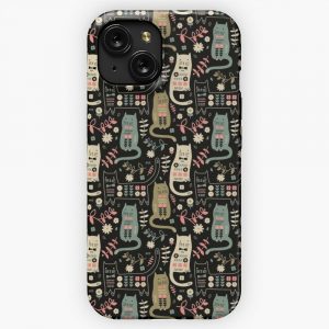 Cat Folk iPhone 15 Slim Phone Case Cover