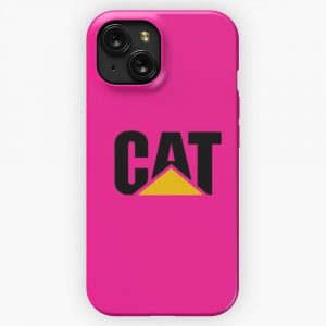 Cat In Pink iPhone 15 Slim Phone Case Cover