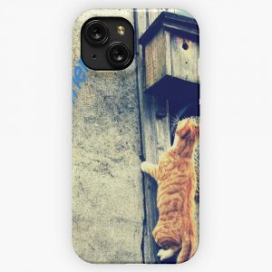 Cat iPhone 15 Slim Phone Case Cover