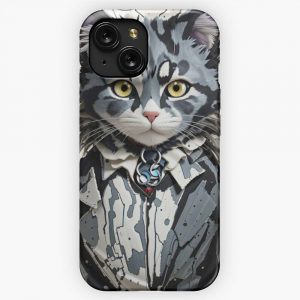 Cat World iPhone 15 Slim Phone Case Cover