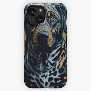 Catahoula Leopard Dog Design iPhone 15 Slim Phone Case Cover