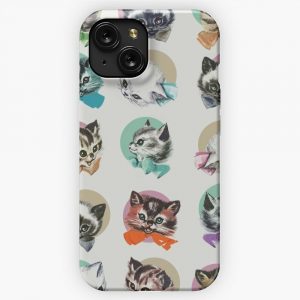 Cats Bowties iPhone 15 Slim Phone Case Cover