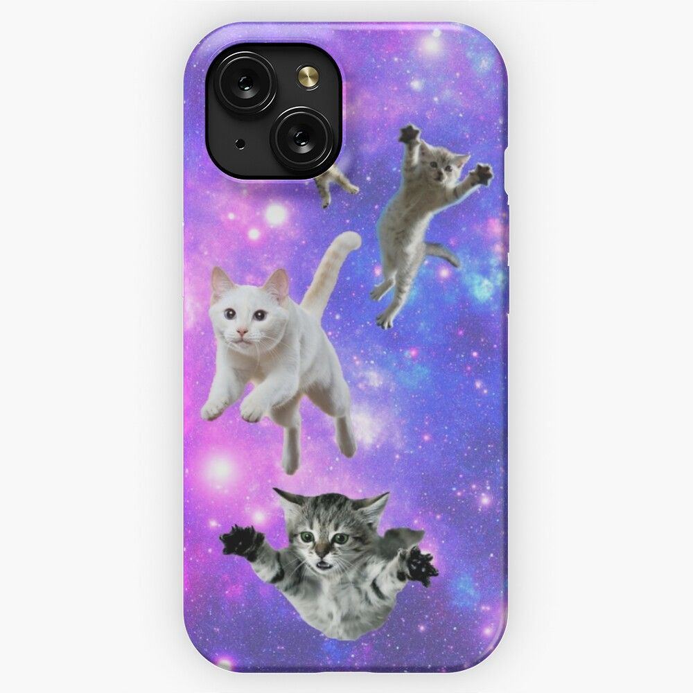 Cats In Space iPhone 15 Slim Phone Case Cover