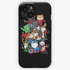 Catvengers iPhone 15 Slim Phone Case Cover
