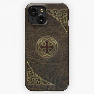 Celtic Leather iPhone 15 Slim Phone Case Cover