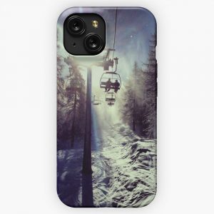 Chairlift To Heaven iPhone 15 Slim Phone Case Cover