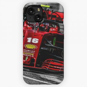 Charles Leclerc Poster iPhone 15 Slim Phone Case Cover