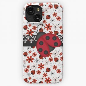 Charming Ladybugs iPhone 15 Slim Phone Case Cover