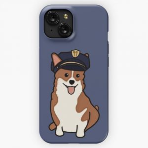 Cheddar With Police Hat iPhone 15 Slim Phone Case Cover