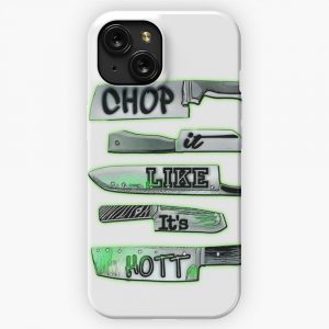 Chef Knife Graphic Design iPhone 15 Slim Phone Case Cover