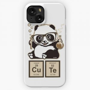 Chemistry Panda Discovered Cute iPhone 15 Slim Phone Case Cover