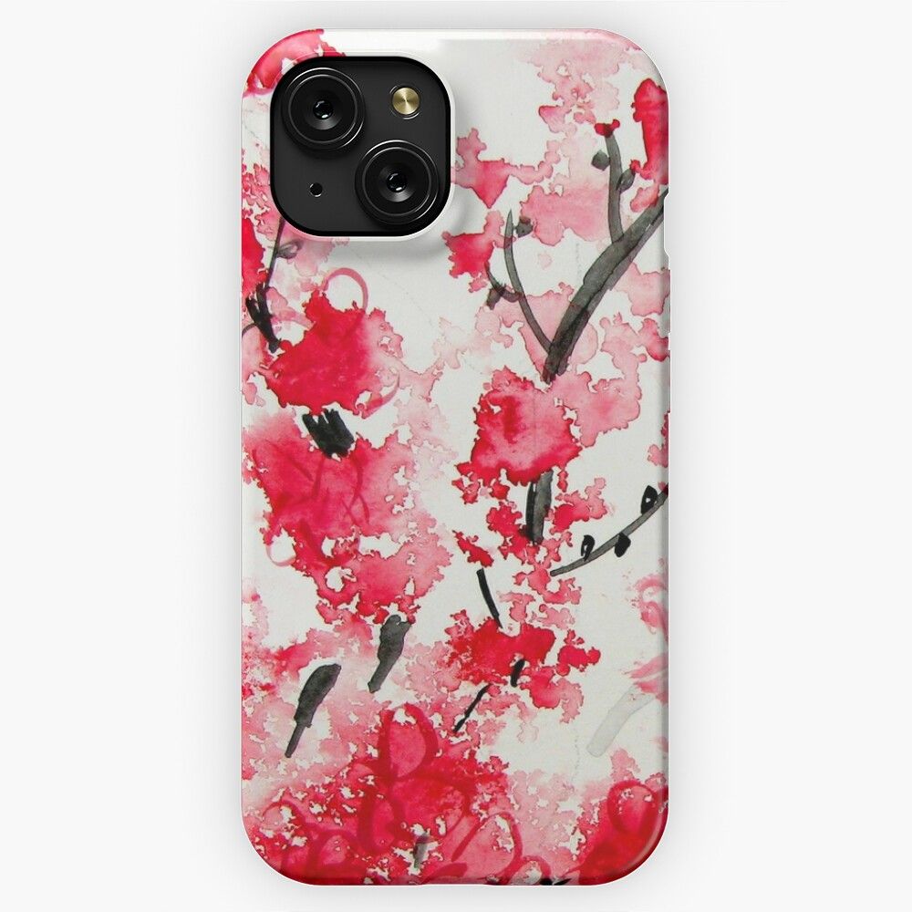 Cherry Blossoms iPhone 15 Slim Phone Case Cover