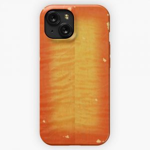 Cherry Burst On Flamed Maple iPhone 15 Slim Phone Case Cover
