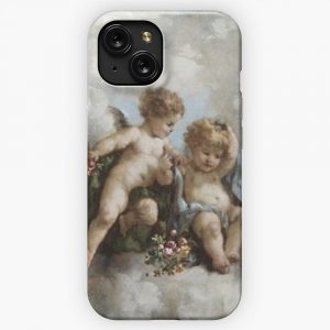 Cherub Renaissance Art Aesthetic Updated iPhone 15 Slim Phone Case Cover