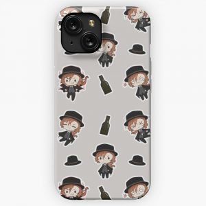 Chibi Chuuya Nakahara iPhone 15 Slim Phone Case Cover