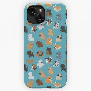Chibi Puppers iPhone 15 Slim Phone Case Cover