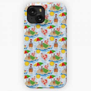 Chickens In Summertime iPhone 15 Slim Phone Case Cover