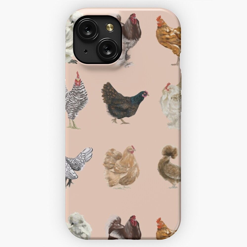Chickens iPhone 15 Slim Phone Case Cover