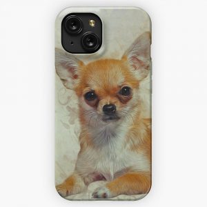 Chihuahua Art iPhone 15 Slim Phone Case Cover
