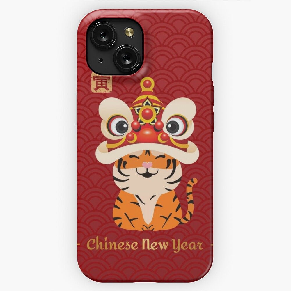Chinese New Year Of The Tiger 2022 iPhone 15 Slim Phone Case Cover