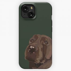Chocolate Lab iPhone 15 Slim Phone Case Cover