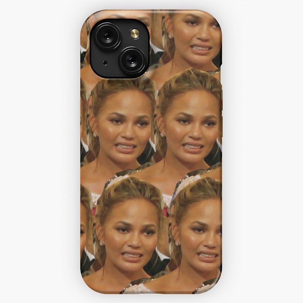 Chrissy Teigen Awkward Crying iPhone 15 Slim Phone Case Cover