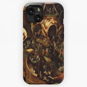 Christ In Limbo By Hieronymus Bosch iPhone 15 Slim Phone Case Cover