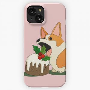 Christmas Corgi iPhone 15 Slim Phone Case Cover
