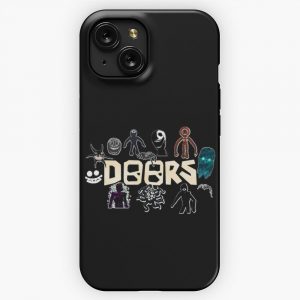 Christmas Gift Roblox Doors Videogame Monsters iPhone 15 Slim Phone Case Cover