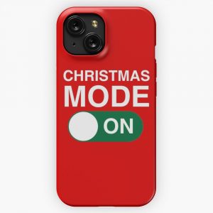 Christmas Mode On iPhone 15 Slim Phone Case Cover
