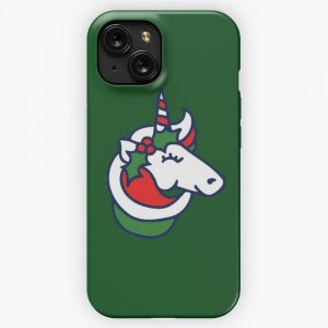 Christmas Unicorn iPhone 15 Slim Phone Case Cover