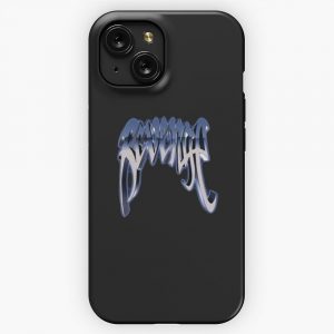 Chrome Logo Black iPhone 15 Slim Phone Case Cover