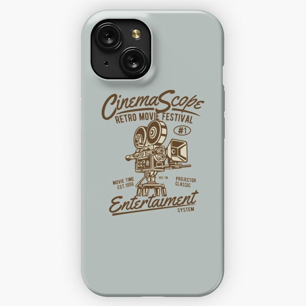 Cinema Scope Retro Movie Festival Awesome Cinema Lover Gift iPhone 15 Slim Phone Case Cover