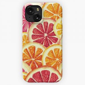 Citrus iPhone 15 Slim Phone Case Cover