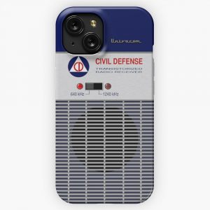 Civil Defense Radio iPhone 15 Slim Phone Case Cover
