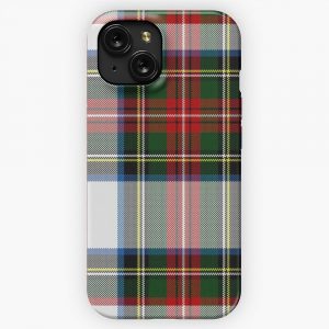 Clan Stewart Dress Tartan Plaid Pattern iPhone 15 Slim Phone Case Cover
