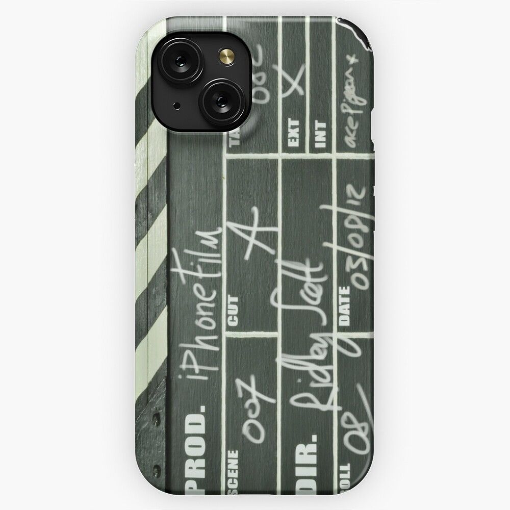 Clapper Board 01 iPhone 15 Slim Phone Case Cover