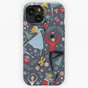 Claras Nutcracker Ballet Repeat By Robin Pickens iPhone 15 Slim Phone Case Cover