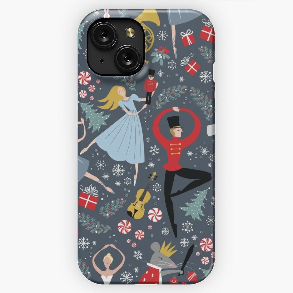 Claras Nutcracker Ballet Repeat By Robin Pickens iPhone 15 Slim Phone Case Cover