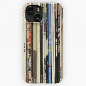 Classic Rock Vinyl Records iPhone 15 Slim Phone Case Cover