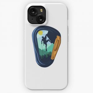 Climbing Cool Climbing Mountaineering Design iPhone 15 Slim Phone Case Cover