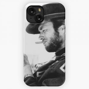 Clint Eastwood Smoking iPhone 15 Slim Phone Case Cover
