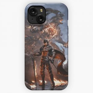 Clive Rosfield Ifrit Eikon Final Fantasy 16 iPhone 15 Slim Phone Case Cover